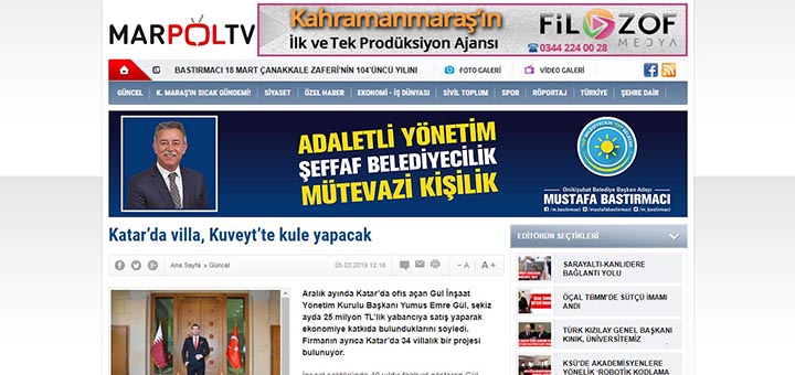  Gül İnşaat Marpol TV'de