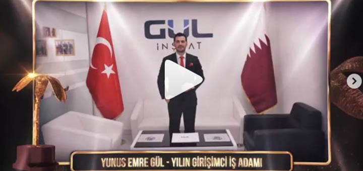 Yunus Emre Gül Yılın İş Adamı Ödülüne Layık Görüldü